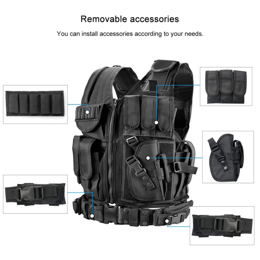 Gilet tattico Molle regolabile - Hunting Outdoor Game recensione e prezzo