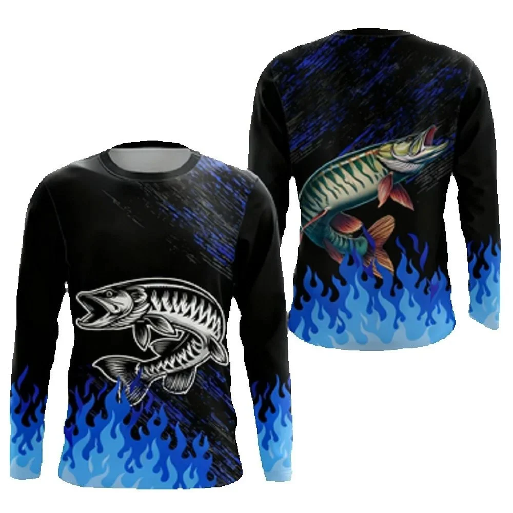 Maglia da pesca da uomo, a man - Outdoor Hunting Prints recensione e prezzo