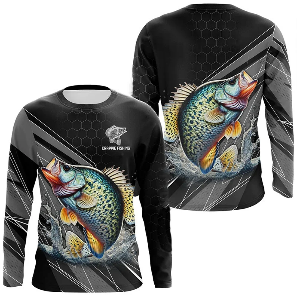 Maglia da pesca da uomo, a man - Outdoor Hunting Prints recensione e prezzo